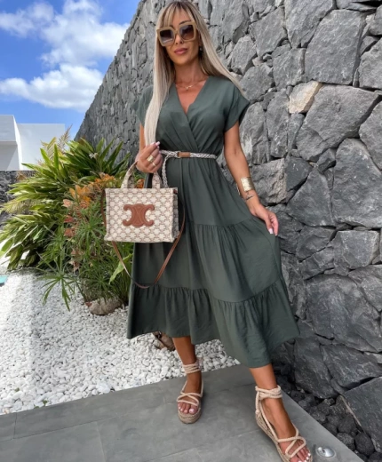 Obleka Zoey Olivna
