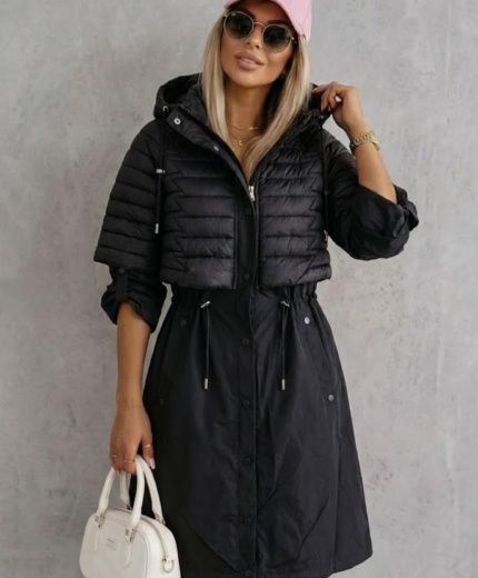 Parka Celestina Črna