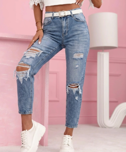 Mom Fit Hlače Amberlyn