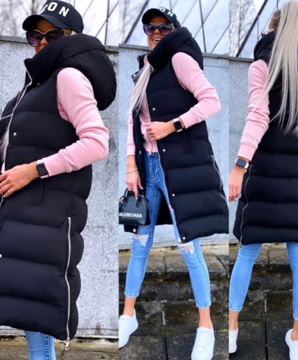 Brezrokavnik Abigail Črn