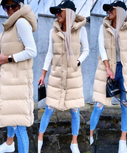 Brezrokavnik Abigail Bež