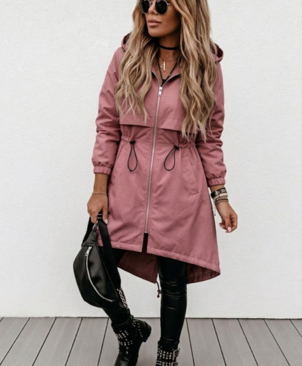 Parka Jakna Nicole Svetlo Roza