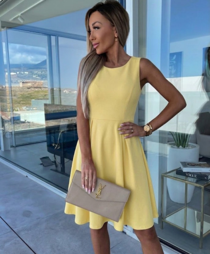 Obleka Minnie Rumena