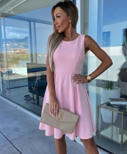 Obleka Minnie Svetlo Roza