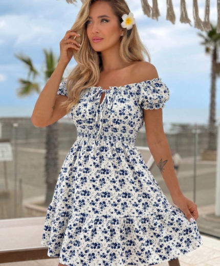 Obleka Amberlyn Modra