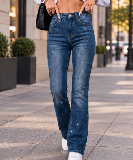 Jeans Hlače Daisy Modre