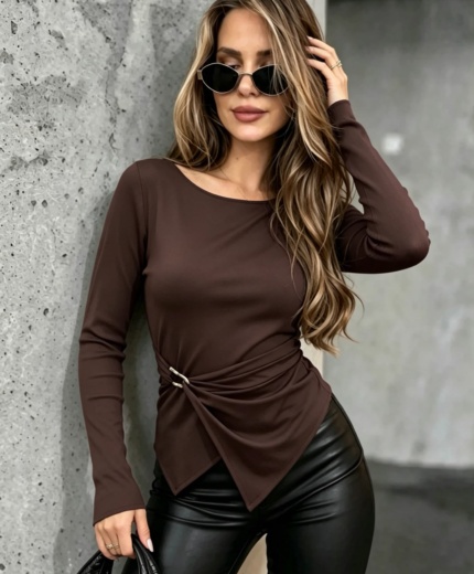 Bluza Sadie Rjava