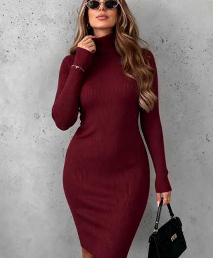 Obleka Claudia Rdeča