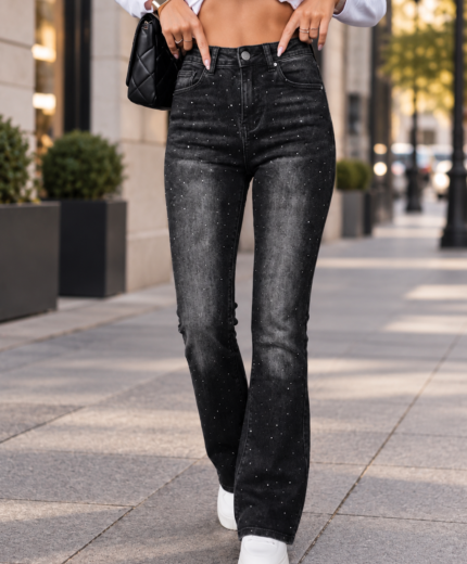 Jeans Hlače Daisy Črne
